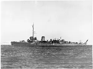 Aberdare: HMS Aberdare, British hunt class minesweeper, WW2