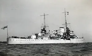 Achilles: HMS Achilles, British light cruiser, WW2