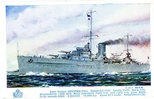 Leander: HMS Ajax, light cruiser, Leander class