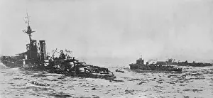 Sinks: HMS Audacious sinks, 1914