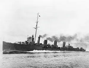 Faulknor: HMS Broke, British destroyer, WW1