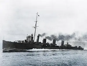 Faulknor: HMS Broke, British destroyer, WW1
