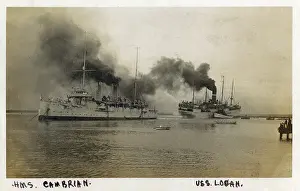 Honolulu: HMS Cambrian and USAT Logan, Honolulu, Hawaii