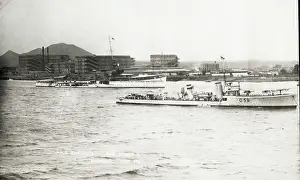Nanjing: HMS Carlisle, HMS Sirdar, Nanking, Nanjing, China 1927