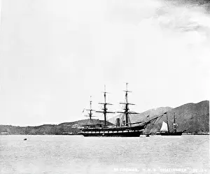Barbados: H.M.S Challenger at St. Thomas, West Indies