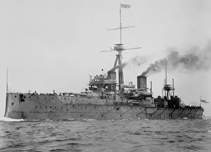 Naval Power: HMS Dreadnought, British battleship whose design