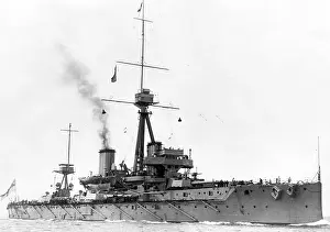 Dreadnought: HMS Dreadnought, British battleship, WW1