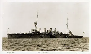 Chatham: HMS Dublin - a Chatham class light cruiser