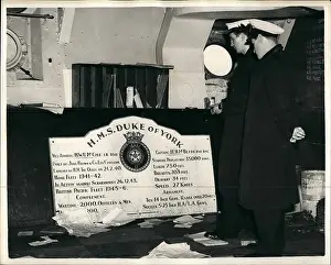 Scrapping: HMS Duke of York, ready for the breakers yard