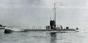 Scuttled: H.M.S. E7 submarine