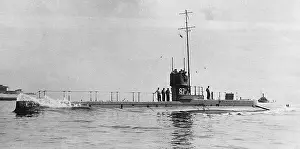 Scuttled: H.M.S. E7 submarine