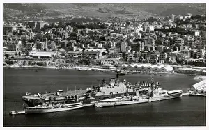 HMS Eagle, British aircraft carrier, Beirut, Lebanon