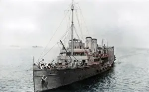 Queenstown: HMS Empress aircraft carrier, WW1