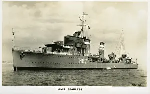 Fearless: HMS Fearless, British destroyer, WW2