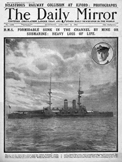 Loxley: HMS Formidable sunk in English Channel, WW1