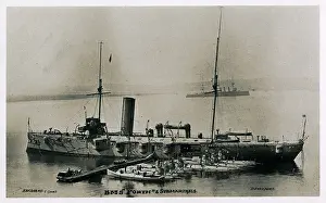 Harbours: HMS Forth in Devonport with submarines
