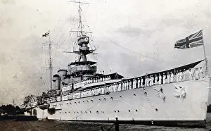 Saigon: HMS Hawkins, British heavy cruiser