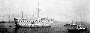 Hibernia: HMS Hibernia at Malta, 1902