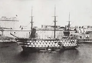 Hibernia: HMS Hibernia at Malta
