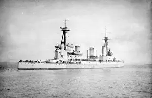 Battlecruiser: HMS Indefatigable, British battlecruiser, WW1