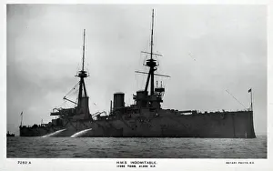 Invincible: HMS Indomitable, British battle cruiser