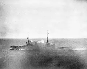Invincible: HMS Inflexible, British battlecruiser, Falklands, WW1