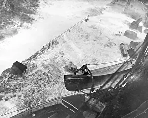 Foam: HMS Iron Duke, British battleship, WW1