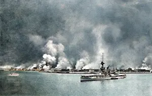 %iln: HMS Iron Duke and the Great Fire of Smyrna, 1922
