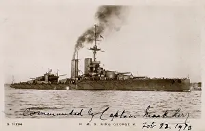HMS King George V, British battleship