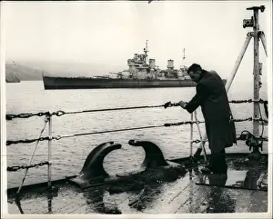 Scrapping: HMS King George V, ready for the breakers yard