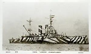 Layer: HMS London, British battleship