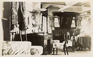 Drapes: HMS Marlborough - The Captain's Cabin