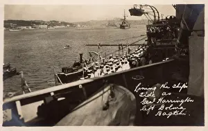 Duke Class: HMS Marlborough - Lining Ships side as the General departs