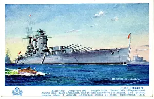 Battleships: HMS Nelson, battleship, Nelson class