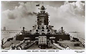 Forecastle: HMS Nelson, British battleship