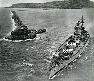 Portland: HMS Nelson leaving Portland