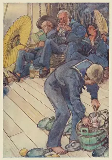Jan20: HMS Pinafore, sailors on board deck