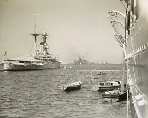 Resolution: HMS Resolution, battleship, and SS Ausonia, WW1