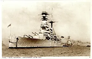Battleships: HMS Royal Sovereign, battleship, Revenge class