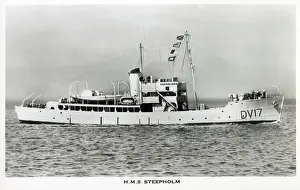 Trawler: H.M.S. Steepholm (DV17) - Isles-class trawler