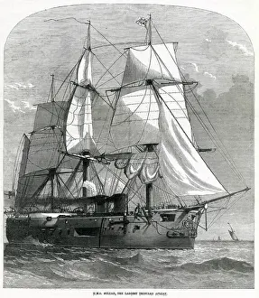 Afloat: H.M.S Sultan, largest ironclad afloat 1870