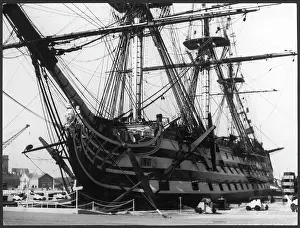 Famously: H.M.S. VICTORY