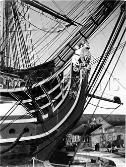 Famously: H.M.S. VICTORY