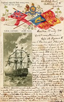 Nelsons: HMS Victory, Flags and Nelson Quote