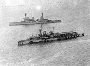 Invincible: HMS Vindictive aircraft carrier, WW1
