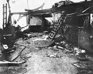 Vindictive: HMS Vindictive at Ostend, Belgium, WW1