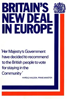 Voting: HMSO pamphlet, Referendum on European Community