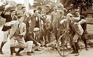 The Keasbury-gordon Photograph Archive Collection: A hobby-horse bicycle