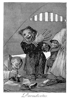Superstition: Hobgoblins Artist: Francisco Goya