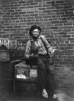 Bour: Hobo John Bour, a barefooted, shabbily dressed ?